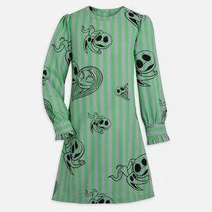 Disney jack skellington Green and grey Striped Dress